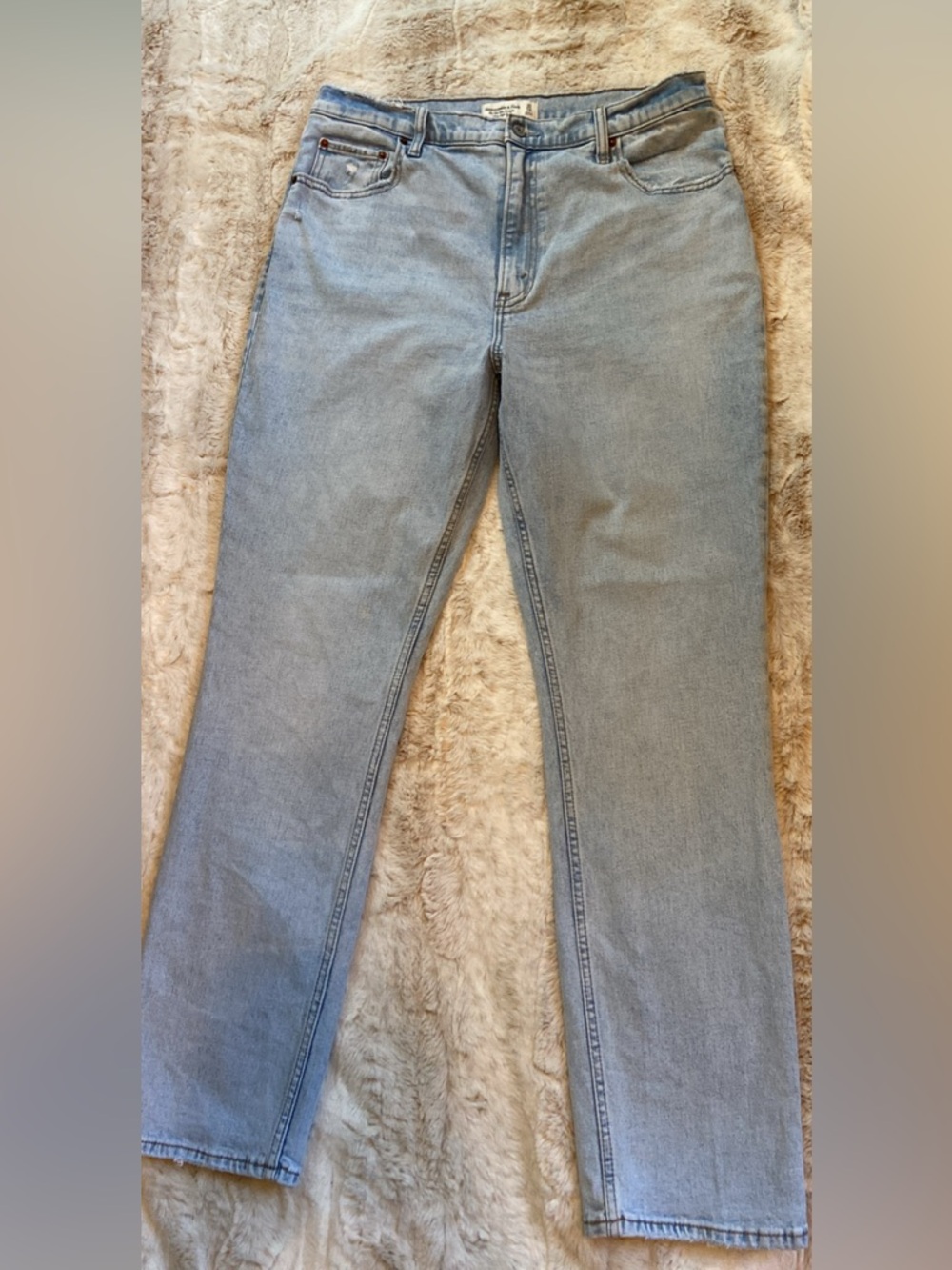 Abercrombie & Fitch Light Blue Straight Women's Jeans
